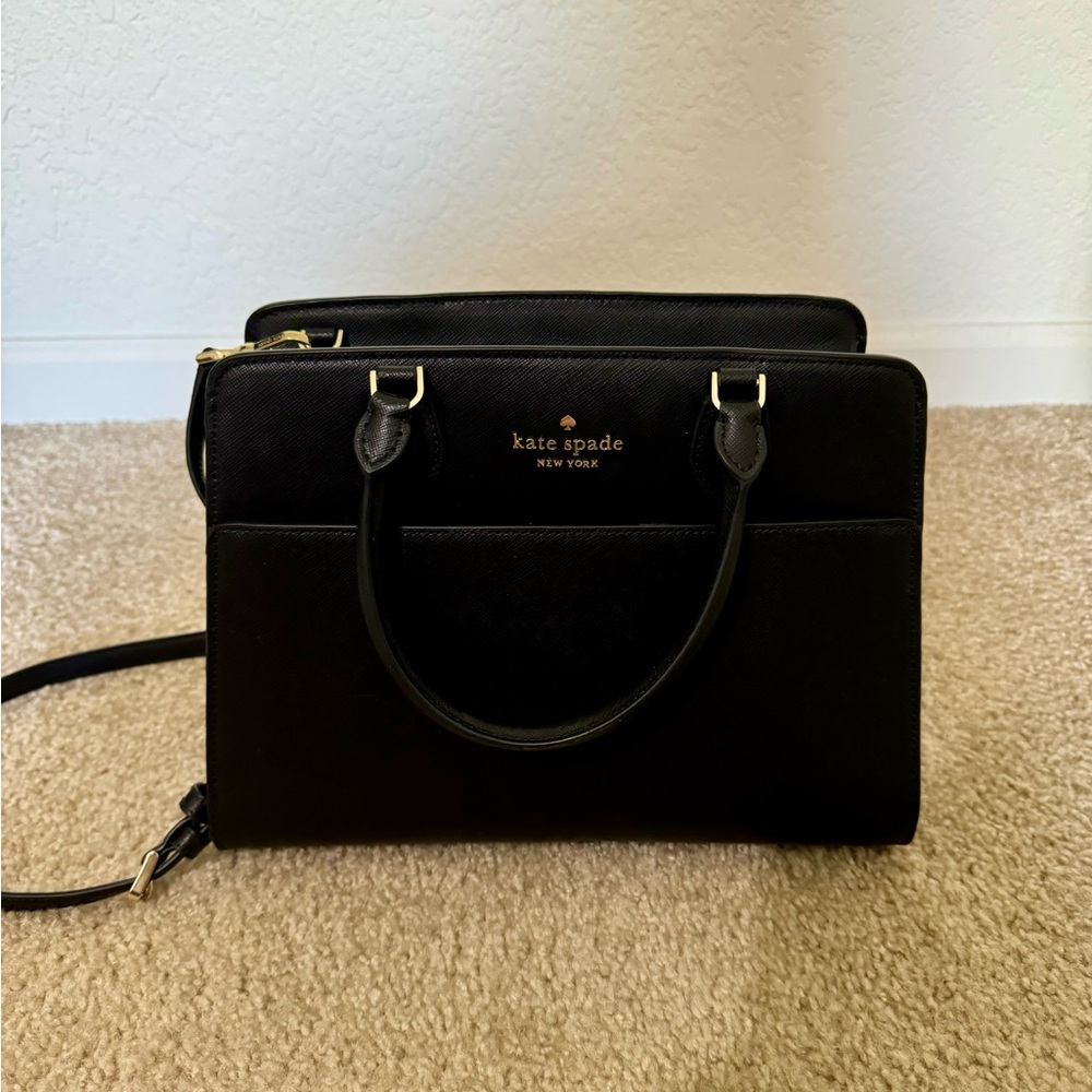 Kate Spade New York: Madison Saffiano Leather Medium Satchel - Picture 2 of 4